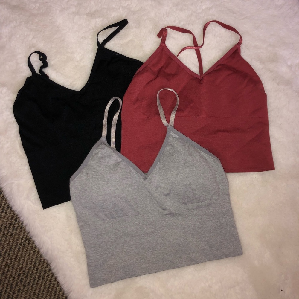 Cropped workout tanks!